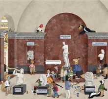 Мышик в музеях мира. Эрмитаж и Лувр