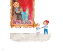 Лиза и Зузу в картинной галерее. Liza and Zuzu at the Art Gallery